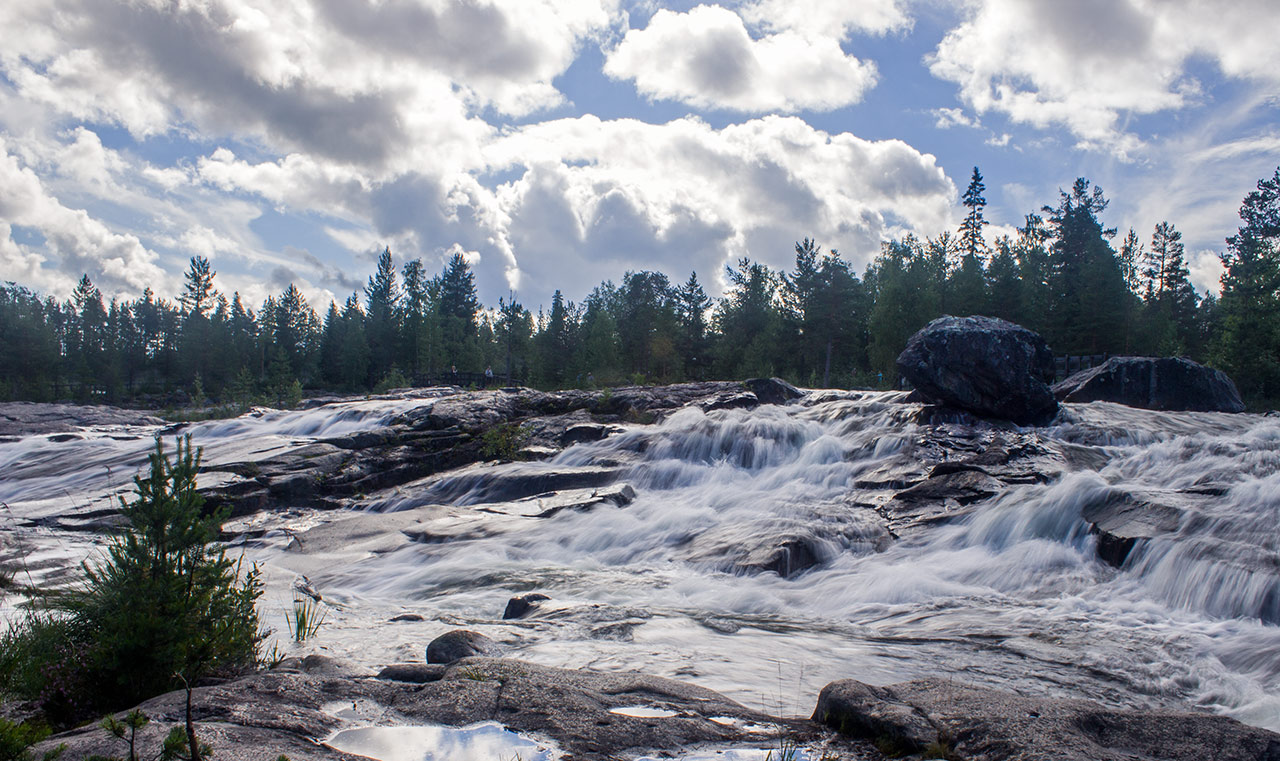 Seitenarm des Storforsen