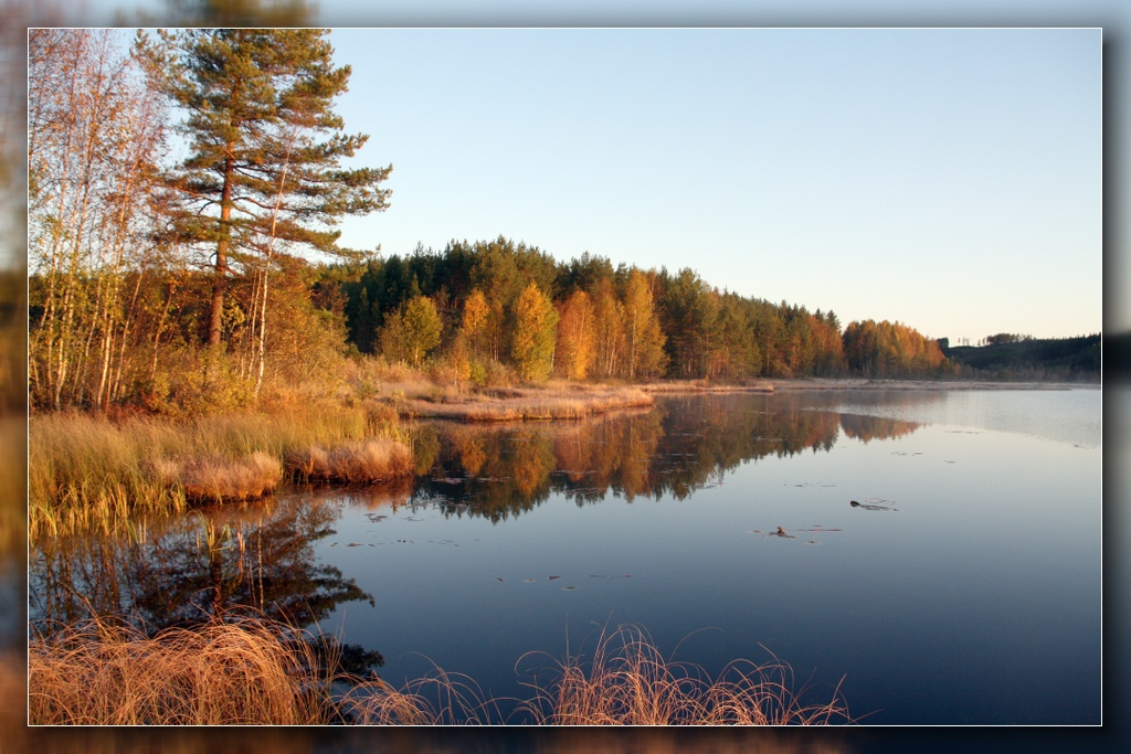 Sonnenaufgang im Herbst