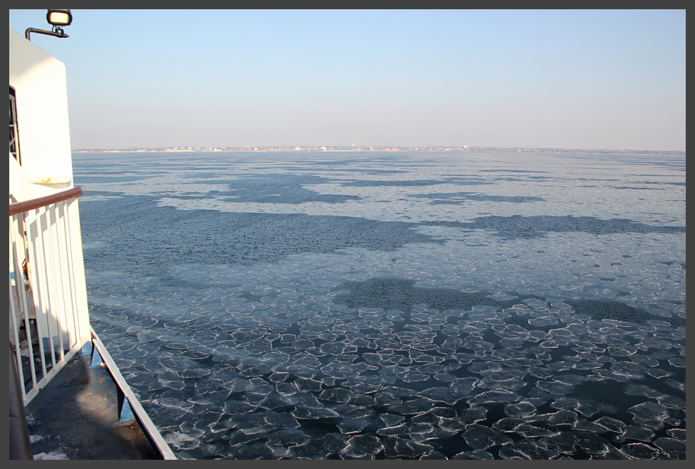 Eisschollen auf der Ostsee