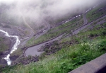 Trollstigen im Nebel